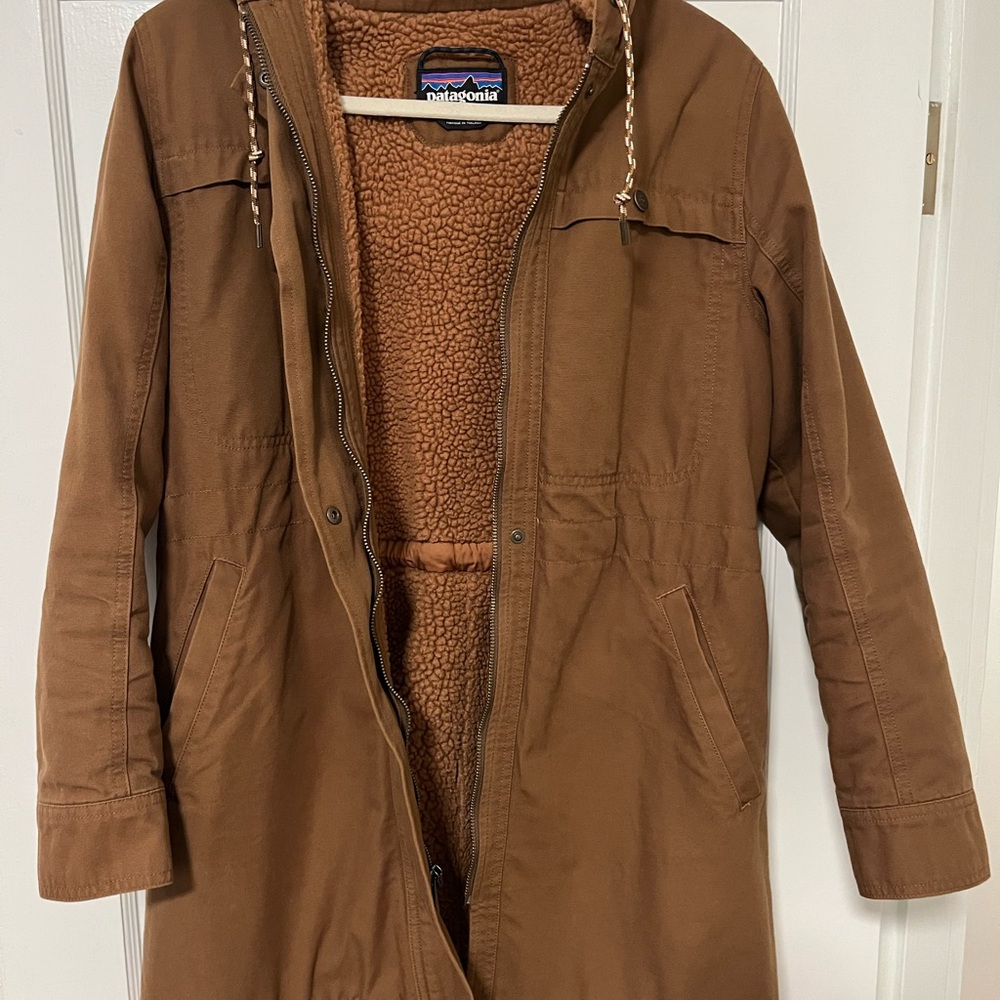Patagonia Brown Parka Coat